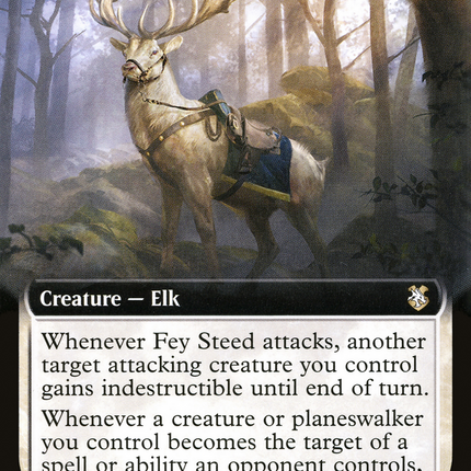 Fey Steed (Extended Art) [Forgotten Realms Commander]