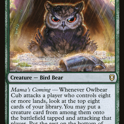 Owlbear Cub [Commander Legends: Battle for Baldur's Gate]