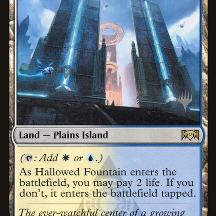 Hallowed Fountain [Ravnica Allegiance Promos]