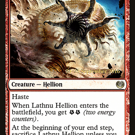 Lathnu Hellion [Kaladesh Promos] Prerelease Foil