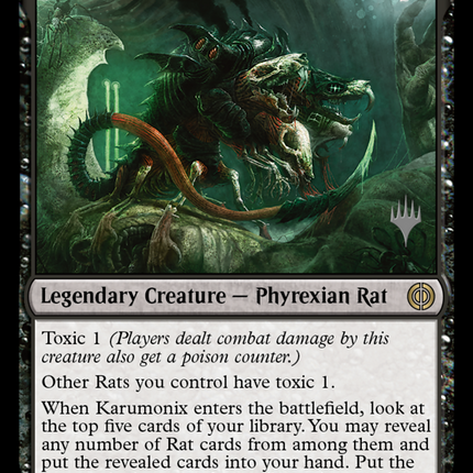 Karumonix, the Rat King [Phyrexia: All Will Be One Promos]
