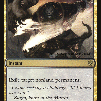 Utter End [Khans of Tarkir Promos] Prerelease Foil