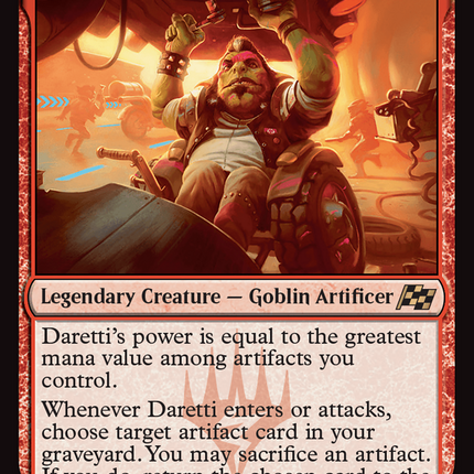 Daretti, Rocketeer Engineer [Aetherdrift] Foil