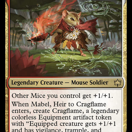 Mabel, Heir to Cragflame [Bloomburrow] Foil