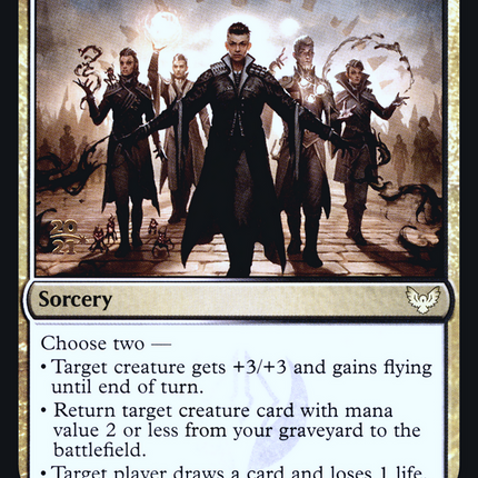 Silverquill Command [Strixhaven: School of Mages Promos] Prerelease Foil