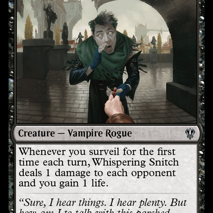 Whispering Snitch [Murders at Karlov Manor Commander]