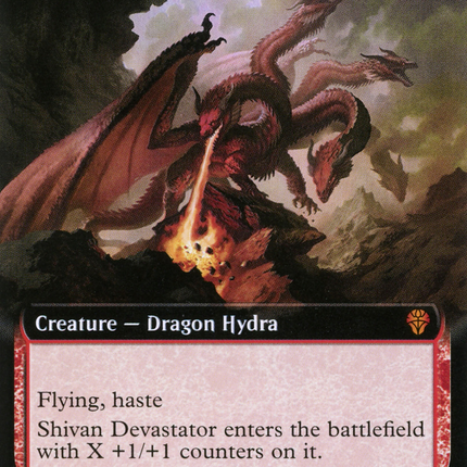 Shivan Devastator (Extended Art) [Dominaria United]