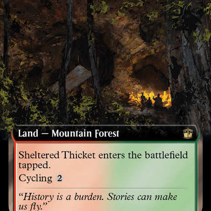 Sheltered Thicket (Extended Art) [Doctor Who] Surge Foil