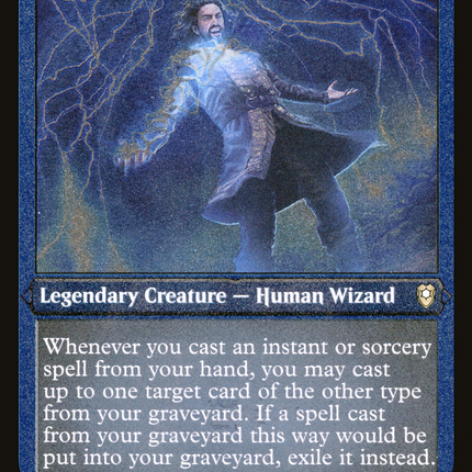 Gale, Waterdeep Prodigy [Commander Legends: Battle for Baldur's Gate] Etched Foil
