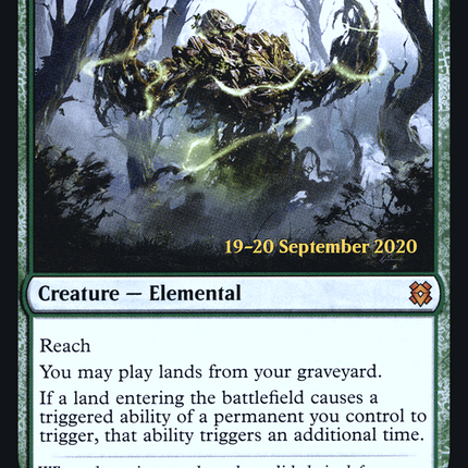 Ancient Greenwarden [Zendikar Rising Promos] Prerelease Foil