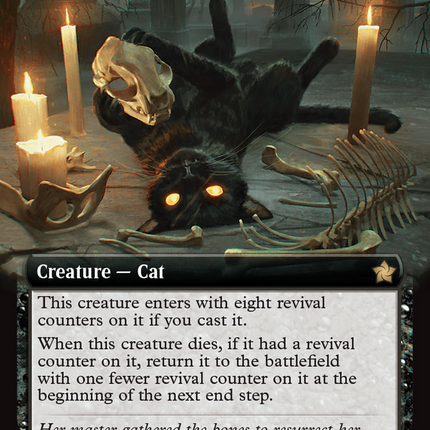 Nine-Lives Familiar (Extended Art) [Foundations] Foil