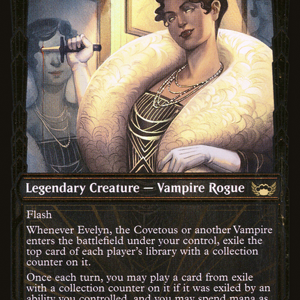Evelyn, the Covetous (Showcase) [Streets of New Capenna] Gilded Foil