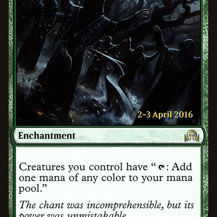 Cryptolith Rite [Shadows over Innistrad Promos] Prerelease Foil