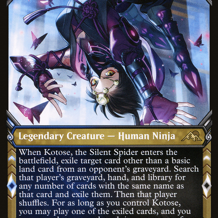 Kotose, the Silent Spider (Showcase) [Kamigawa: Neon Dynasty]