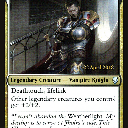 Arvad the Cursed [Dominaria Promos] Prerelease Foil