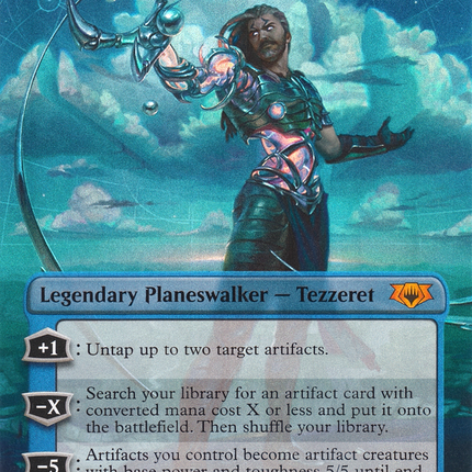 Tezzeret the Seeker (Borderless) [Mythic Edition] Foil