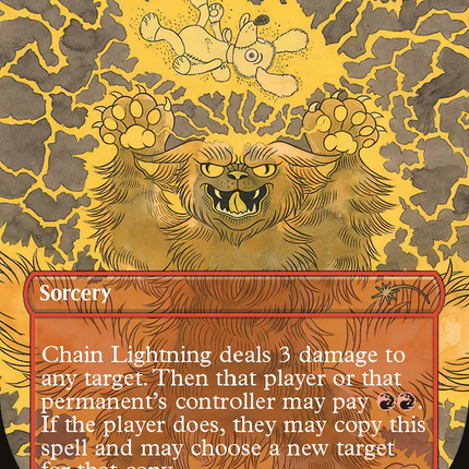 Chain Lightning (Borderless) [Secret Lair Drop]
