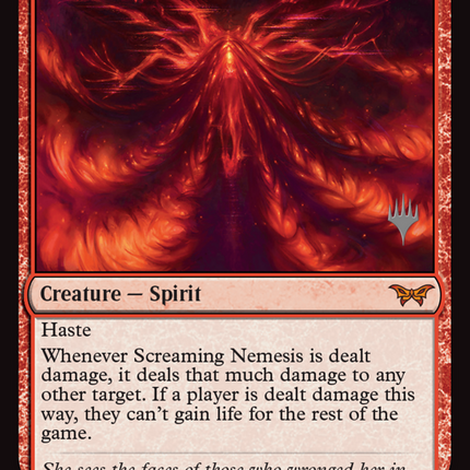 Screaming Nemesis [Duskmourn: House of Horror Promos] Foil