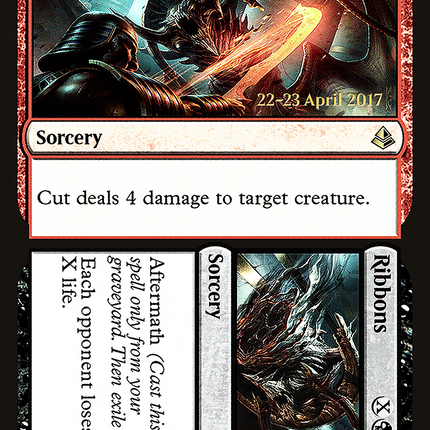 Cut // Ribbons [Amonkhet Promos] Prerelease Foil