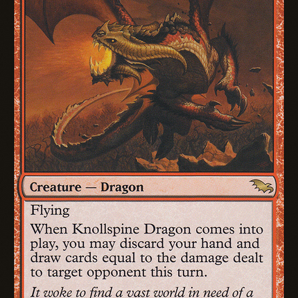 Knollspine Dragon [Shadowmoor]