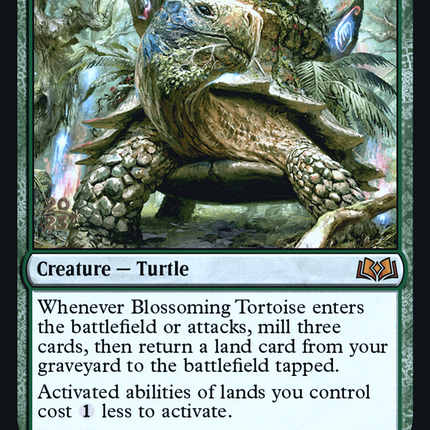 Blossoming Tortoise [Wilds of Eldraine Promos] Prerelease Foil