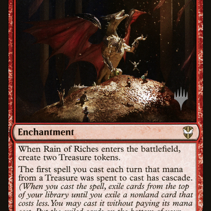 Rain of Riches [New Capenna Commander Promos] Foil