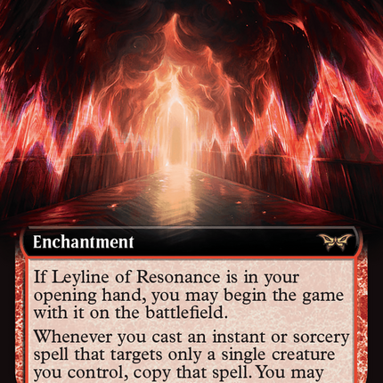 Leyline of Resonance (Extended Art) [Duskmourn: House of Horror]