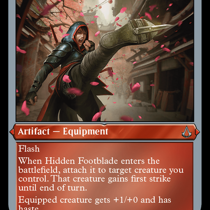 Hidden Footblade [Assassin's Creed] Etched Foil