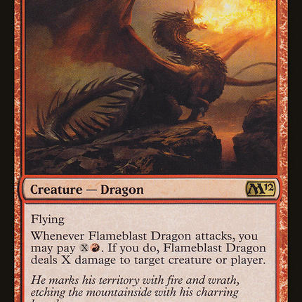 Flameblast Dragon [Magic 2012]