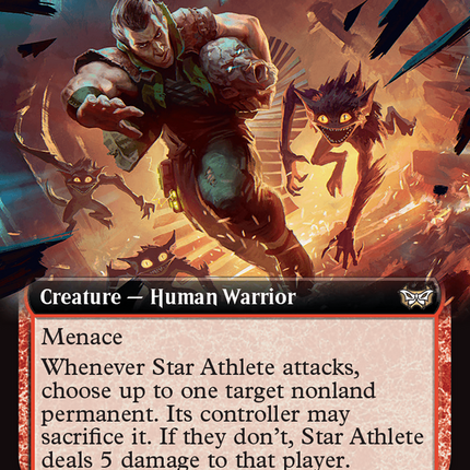 Star Athlete (Extended Art) [Duskmourn: House of Horror Commander] Foil