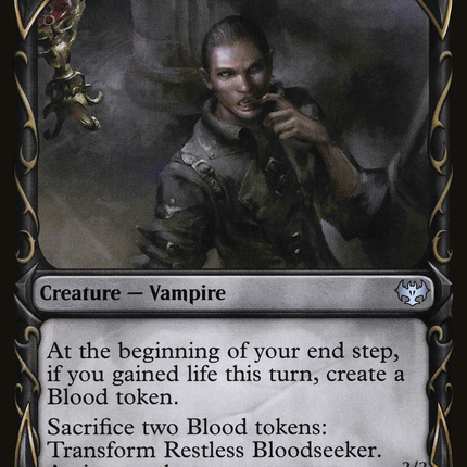 Restless Bloodseeker // Bloodsoaked Reveler (Showcase) [Innistrad: Crimson Vow]