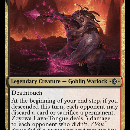 Zoyowa Lava-Tongue [The Lost Caverns of Ixalan]