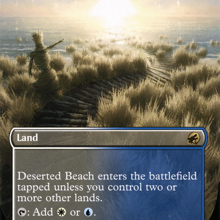 Deserted Beach (Borderless) [Innistrad: Midnight Hunt]