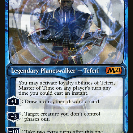 Teferi, Master of Time (Showcase) [Core Set 2021]