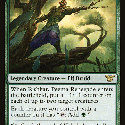 Rishkar, Peema Renegade [Neon Dynasty Commander]