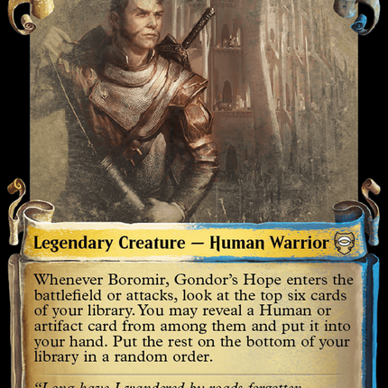 Boromir, Gondor's Hope (Showcase) [Tales of Middle-earth Commander]