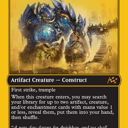 Brightglass Gearhulk (First-Place Foil) [Aetherdrift]