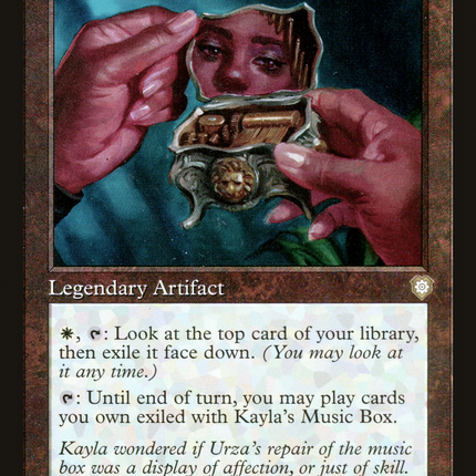 Kayla's Music Box (Retro) [The Brothers' War Commander]