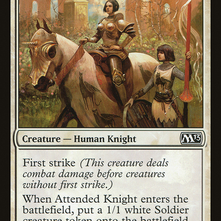 Attended Knight [Magic 2013]