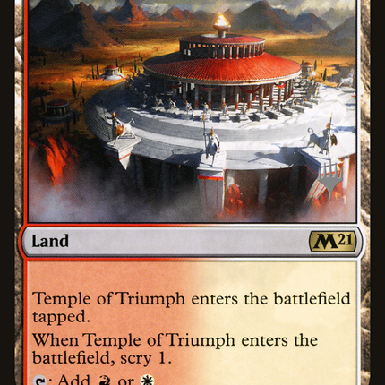 Temple of Triumph [Core Set 2021 Promos]