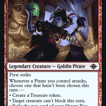 Breeches, Eager Pillager [The Lost Caverns of Ixalan Promos] Prerelease Foil