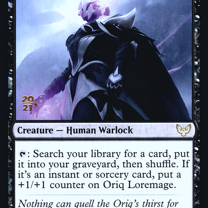 Oriq Loremage [Strixhaven: School of Mages Promos] Prerelease Foil