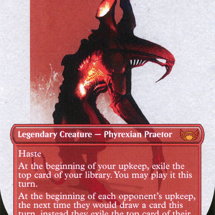 Urabrask, Heretic Praetor (Borderless) [Streets of New Capenna]