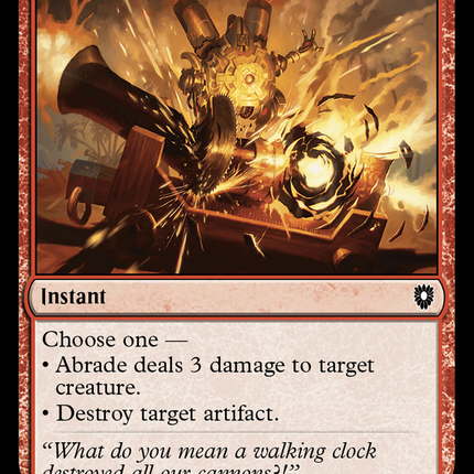 Abrade [Bloomburrow Commander]