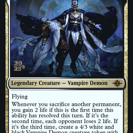 Vito, Fanatic of Aclazotz [The Lost Caverns of Ixalan Promos] Prerelease Foil