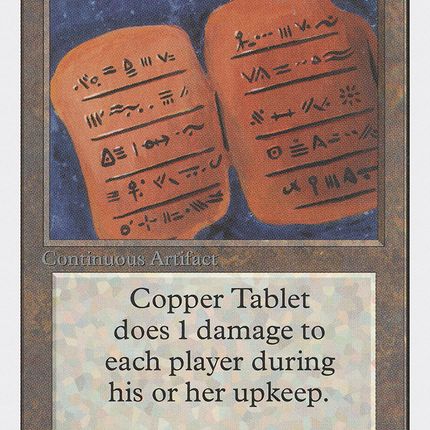 Copper Tablet [Unlimited Edition]