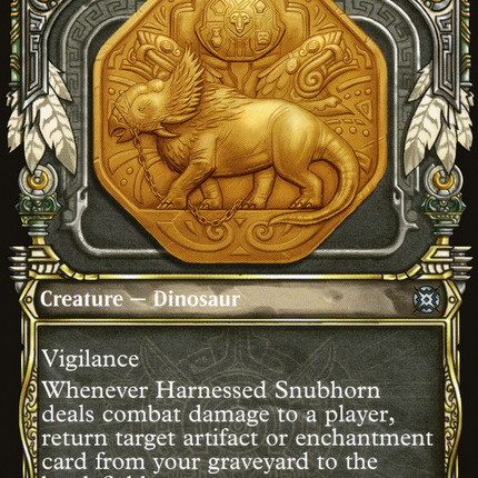 Harnessed Snubhorn (Showcase) [March of the Machine: The Aftermath]