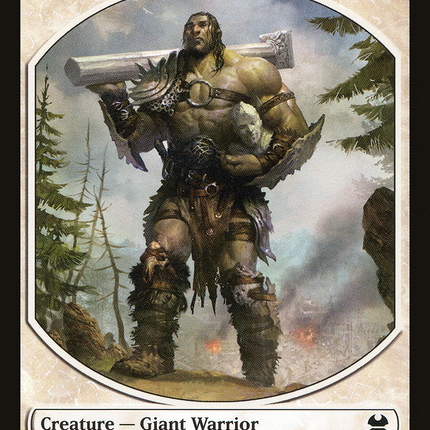 Giant Warrior [Modern Masters Tokens]