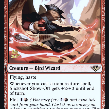 Slickshot Show-Off [Outlaws of Thunder Junction Promos] Prerelease Foil