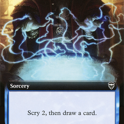 Preordain (Extended Art) [Commander Legends]